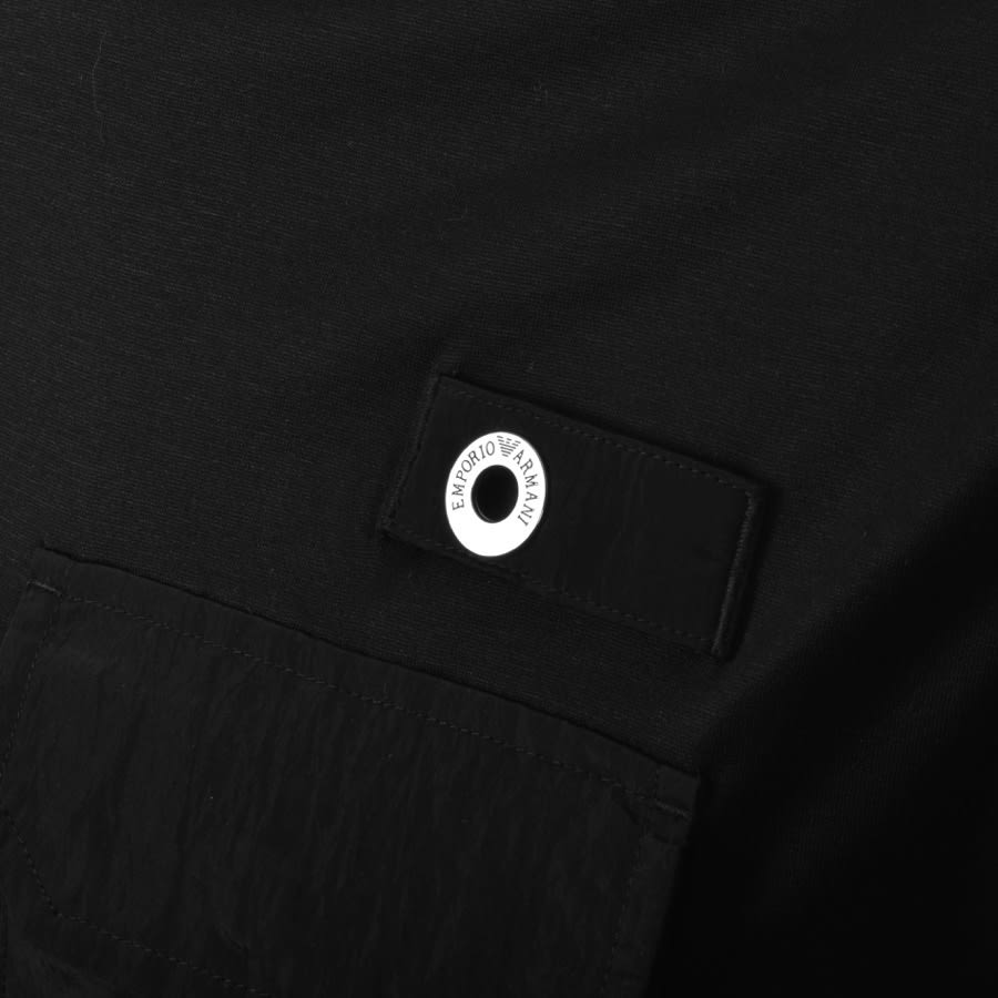 Alternative Image for ProductEmporio Armani Crew Neck Pocket T Shirt Black3